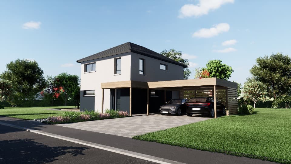 Maison neuve - Terrain à bâtir Carspach (68130) à Carspach (68), prix 379 000 €
