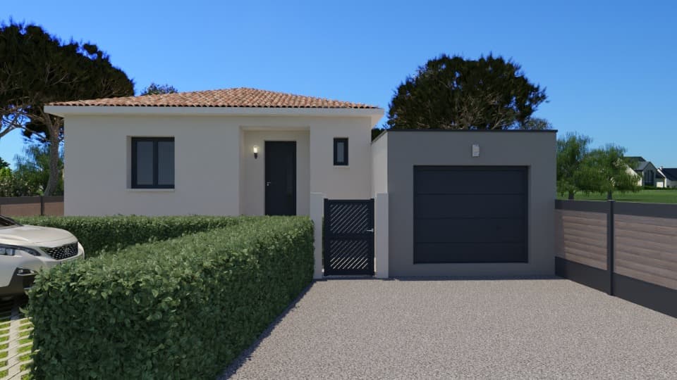 Maison neuve - Terrain à bâtir Saint-Chaptes (30190) à Saint-Chaptes (30), prix 299 900 €