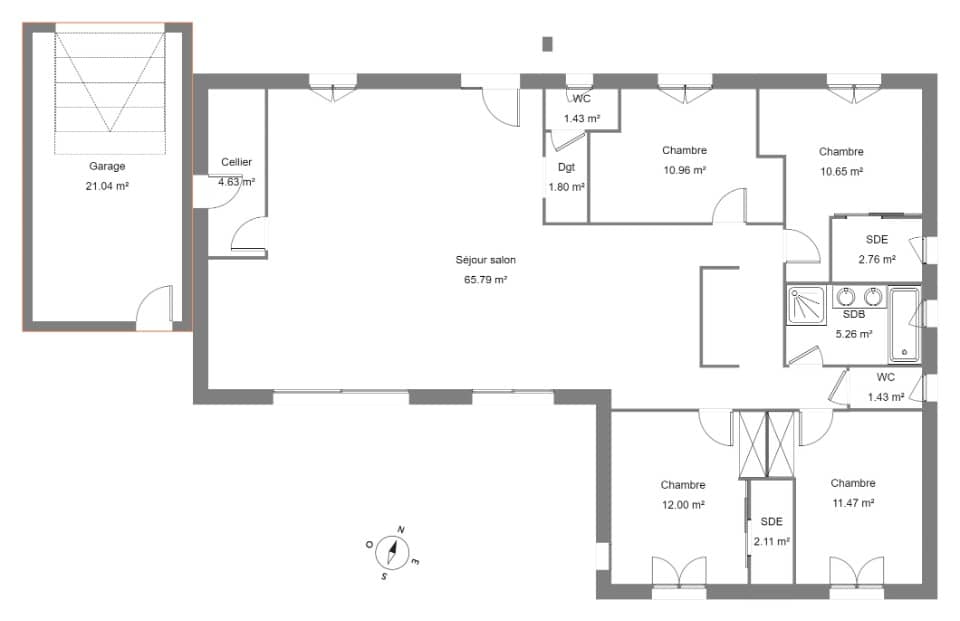 Maison neuve - Terrain à bâtir Aigues-Vives (30670) à Aigues-Vives (30), prix 457 800 €