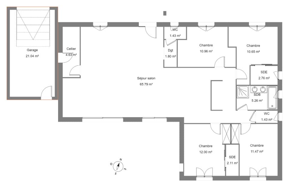 Maison neuve - Terrain à bâtir Aigues-Vives (30670) à Aigues-Vives (30), prix 457 800 €