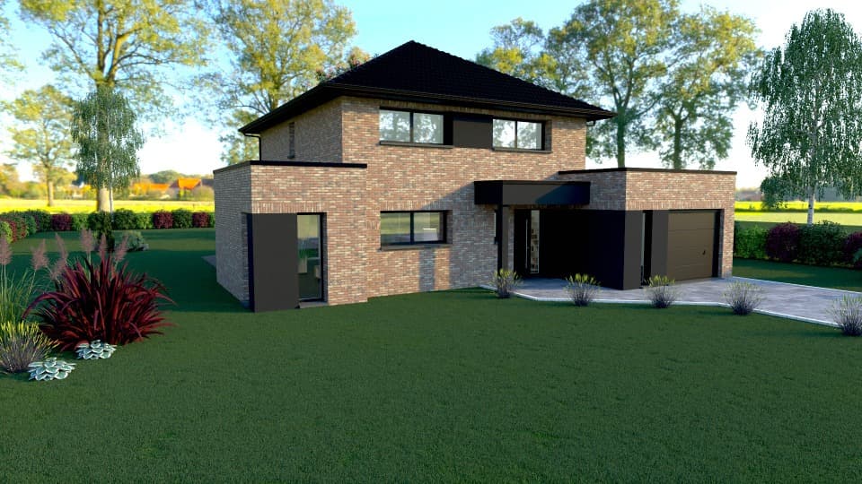 Maison neuve - Terrain à bâtir () à Mons-en-Pévèle (59), prix 480 000 €