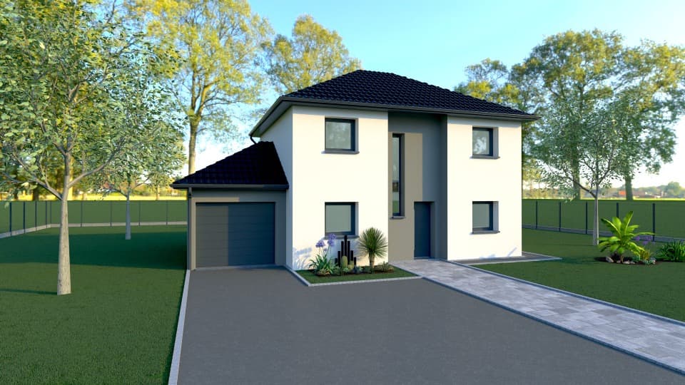 Maison neuve - Terrain à bâtir () à Camphin-en-Carembault (59), prix 314 000 €