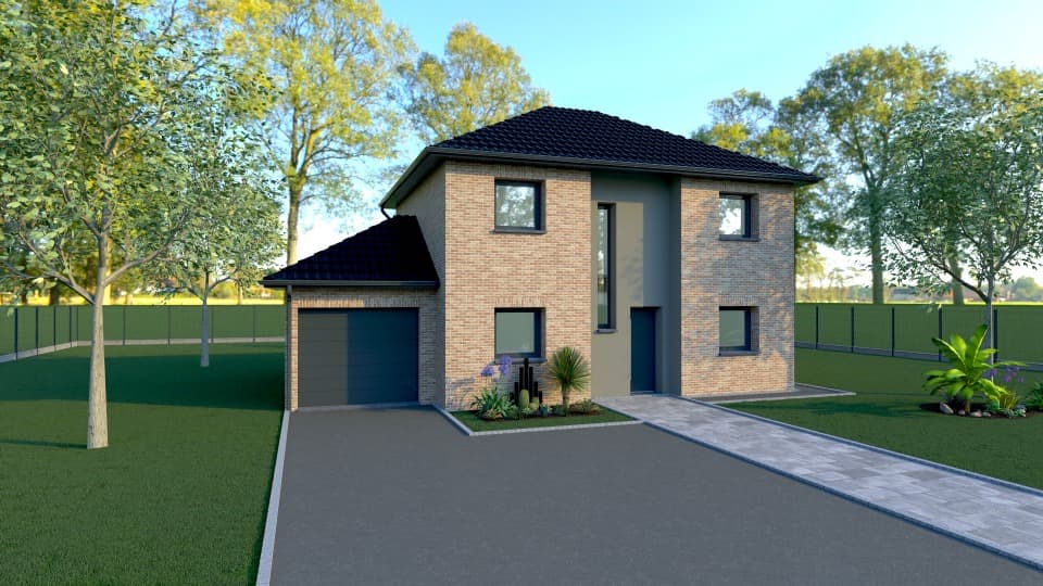 Maison neuve - Terrain à bâtir () à Fleurbaix (62), prix 345 000 €