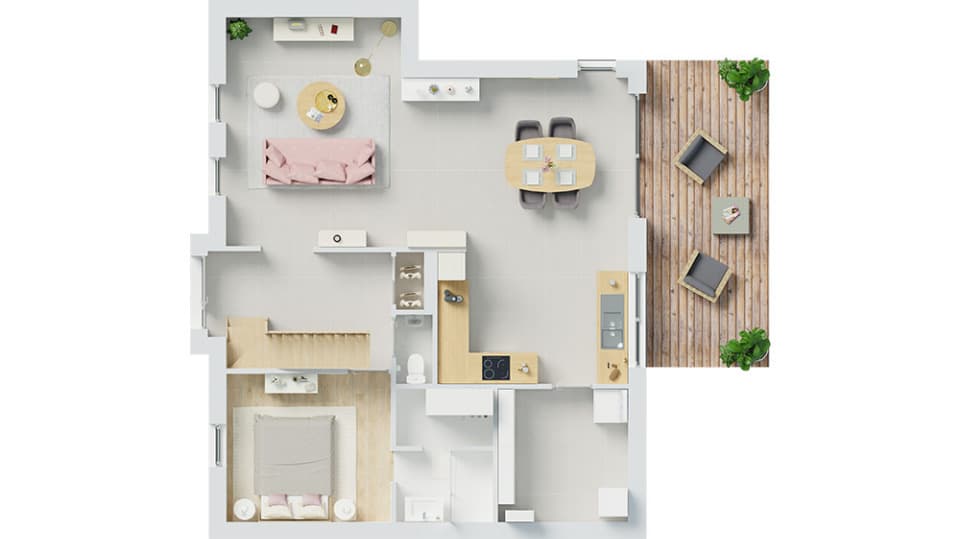 Maison neuve - Terrain à bâtir () à Fleurbaix (62), prix 389 000 €