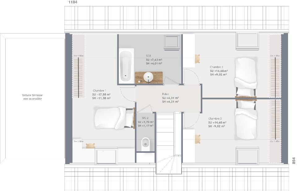 Maison neuve - Terrain à bâtir  () à Carvin (62), prix 332 000 €