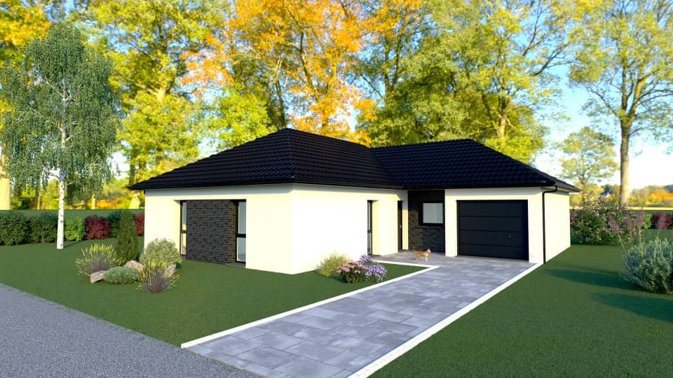 Maison neuve - Terrain à bâtir  () à Faumont (59), prix 315 000 €