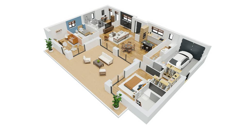 Maison neuve - Terrain à bâtir () à Faumont, prix 357 000 €