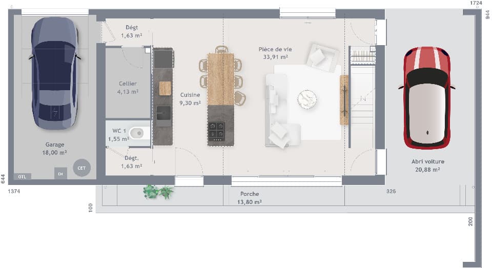 Maison neuve - Terrain à bâtir () à Avelin (59), prix 590 000 €