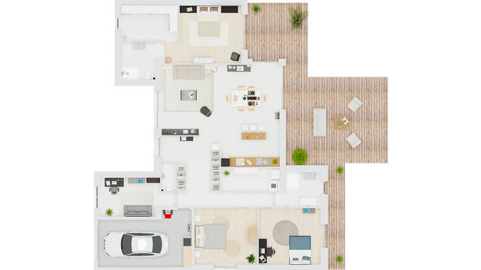 Maison neuve - Terrain à bâtir () à Faumont (59), prix 487 000 €