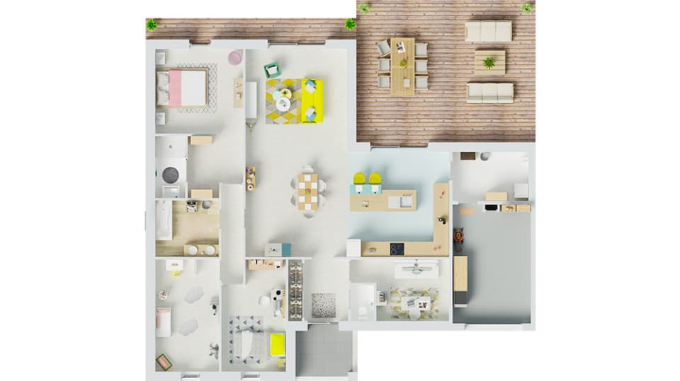 Maison neuve - Terrain à bâtir () à Harnes (62), prix 304 000 €