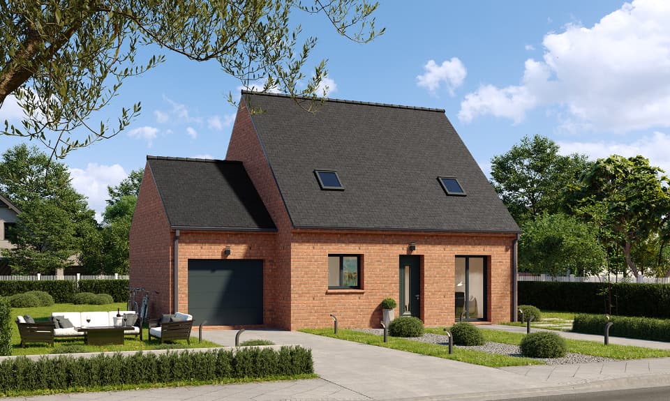 Maison neuve - Terrain à bâtir () à Bersée (59), prix 341 000 €