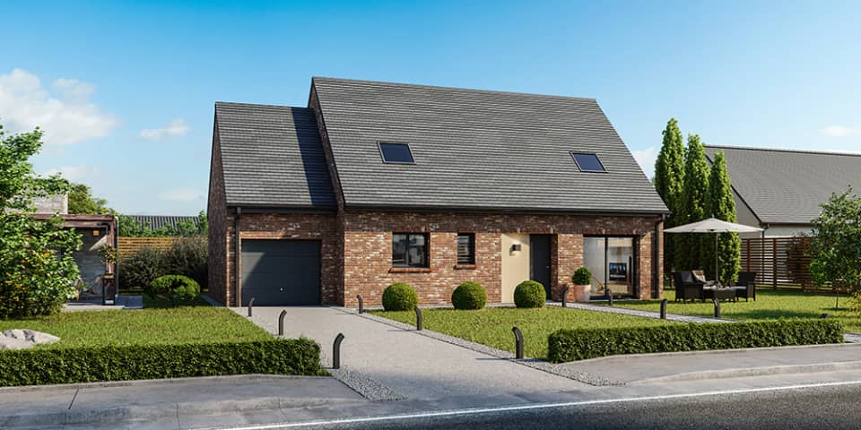 Maison neuve - Terrain à bâtir () à Bailleul (59), prix 395 000 €