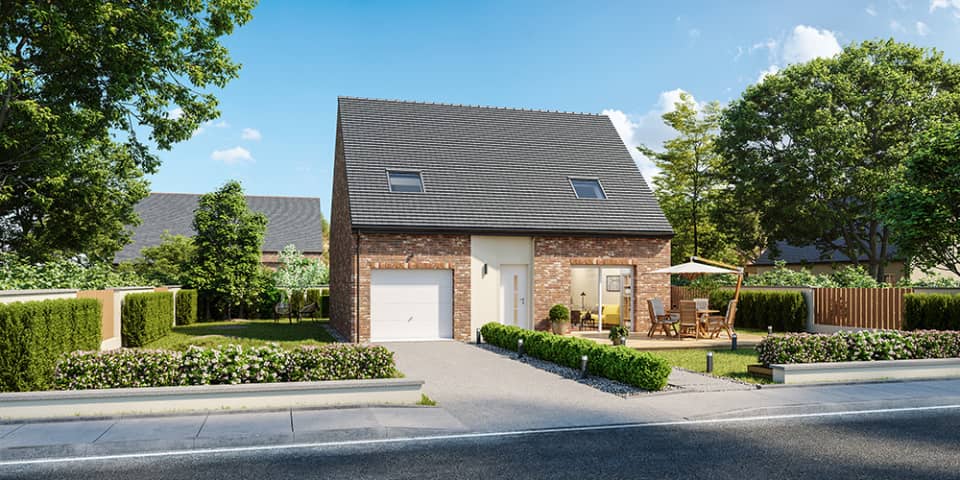 Maison neuve - Terrain à bâtir  () à Bailleul (59), prix 361 000 €