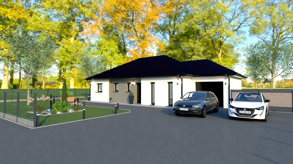 Maison neuve - Terrain à bâtir () à Ronchin (59), prix 400 924 €