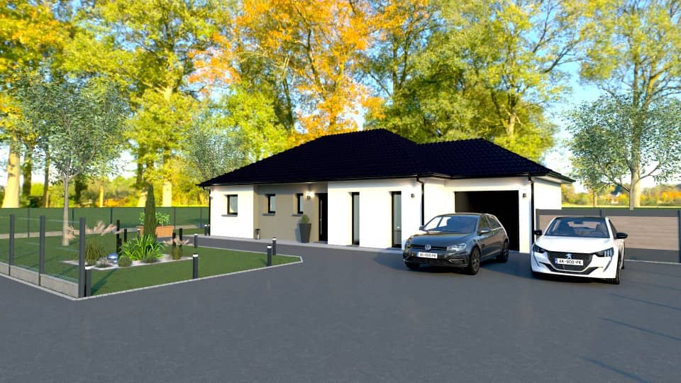 Maison neuve - Terrain à bâtir  () à Cobrieux (59), prix 388 024 €