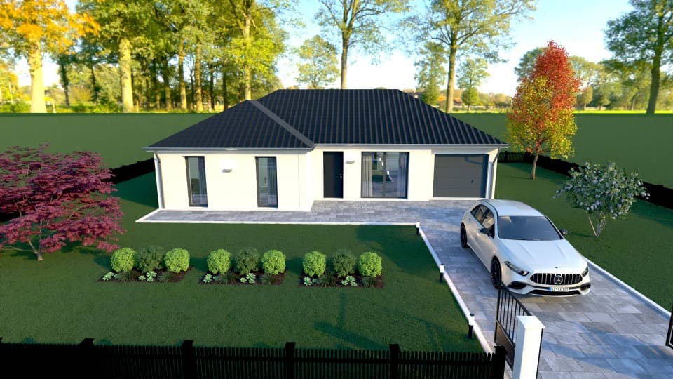 Maison neuve - Terrain à bâtir () à Bruay-sur-l'Escaut (59), prix 201 580 €
