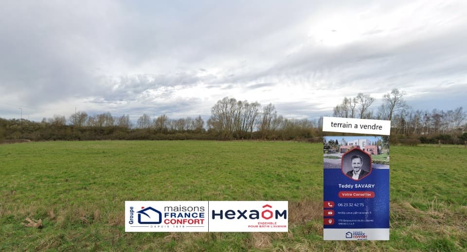 Terrain - Terrain à bâtir () à Roost-Warendin (59), prix 57 050 €