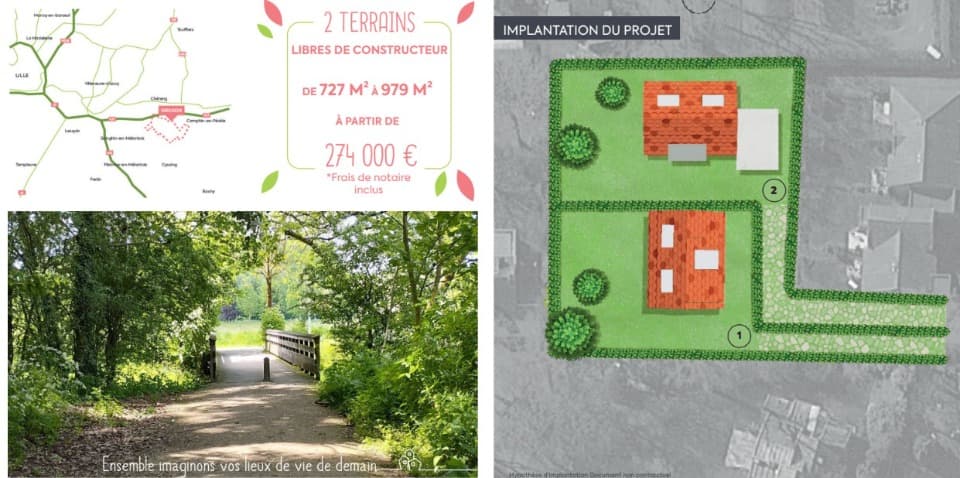 Terrain - Terrain à bâtir () à Gruson (59), prix 274 000 €