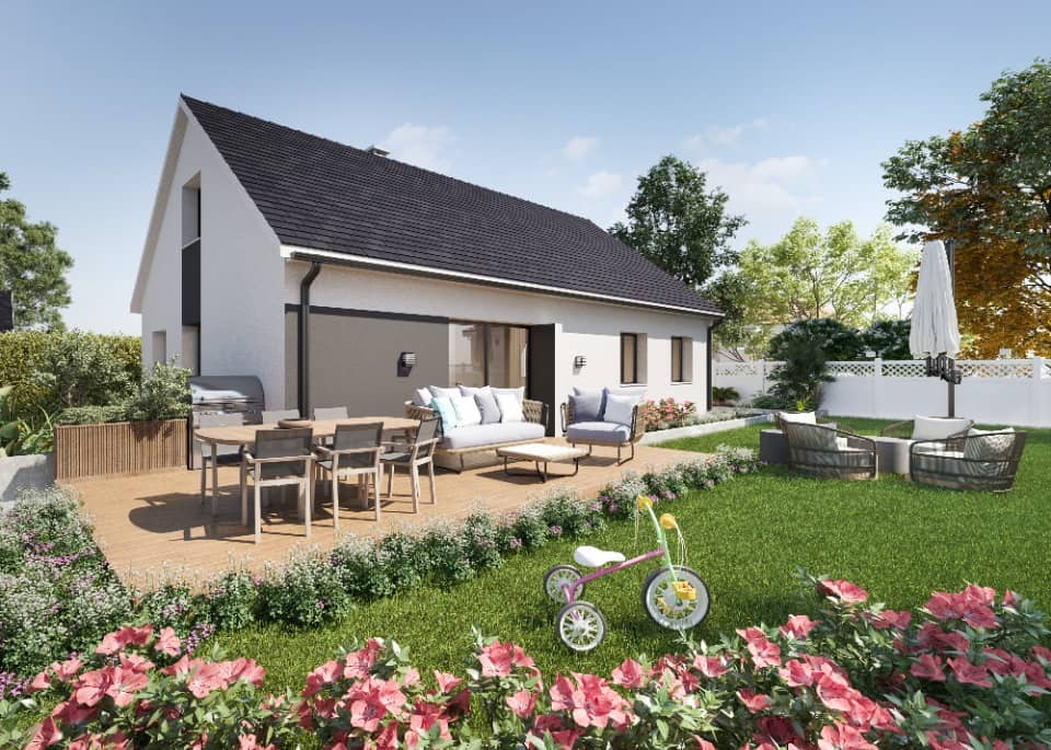 Maison neuve - Terrain à bâtir Ossun (65380) à Ossun (65), prix 235 700 €