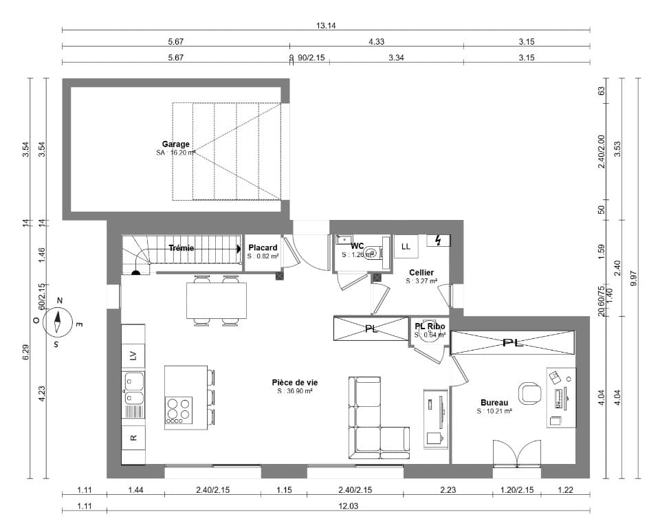 Maison neuve - Terrain à bâtir Grasse (06130) à Grasse (61), prix 475 000 €