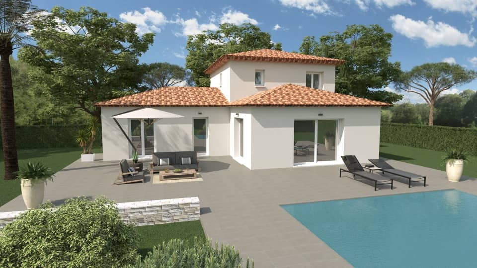 Maison neuve - Terrain à bâtir Le Thoronet (83340) à Le Thoronet (83), prix 365 000 €