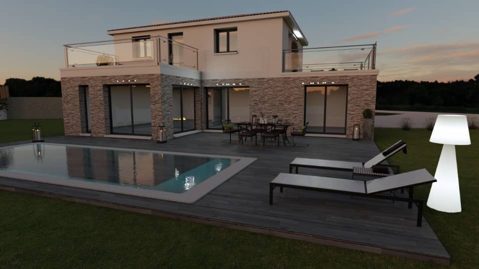 Maison neuve - Terrain à bâtir  () à Fréjus (83), prix 685 000 €