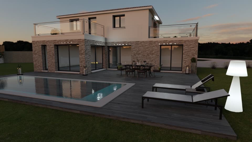 Maison neuve - Terrain à bâtir  () à Fréjus (83), prix 685 000 €
