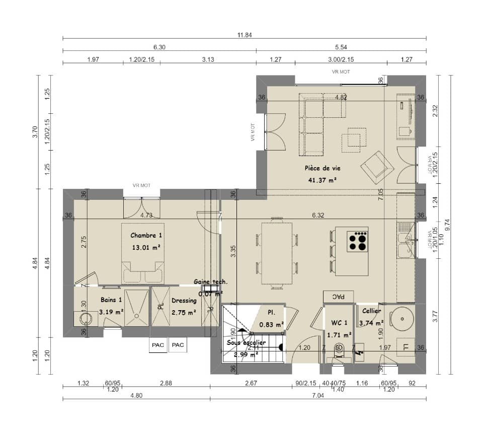 Maison neuve - Terrain à bâtir  () à Tourrettes (83), prix 435 000 €