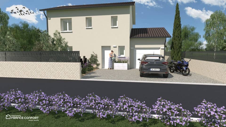 Maison neuve - Terrain à bâtir  () à Brézins, prix 244 700 €
