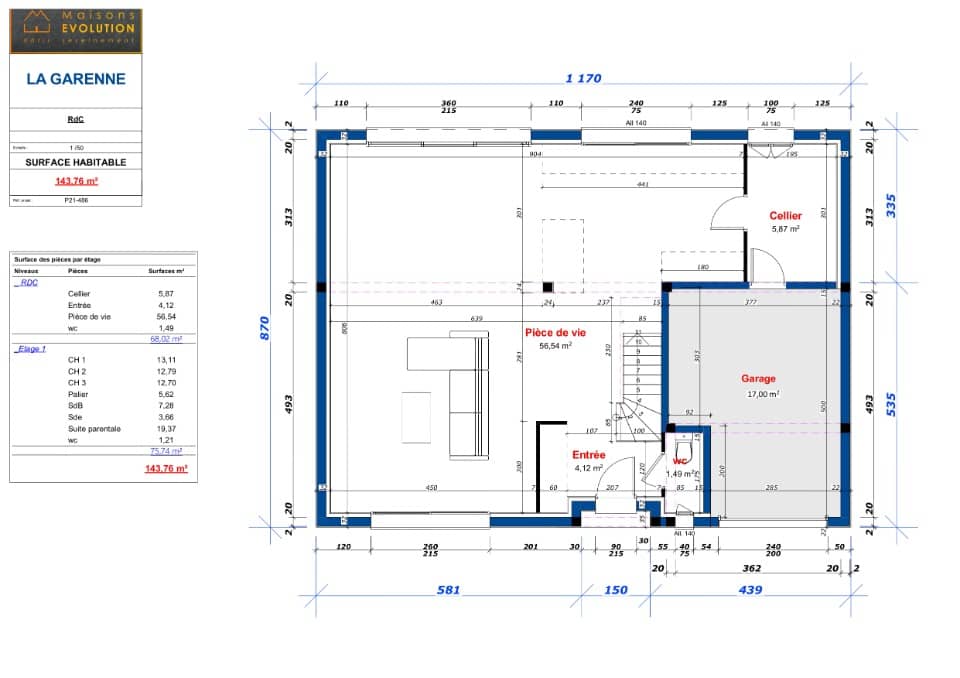 Maison neuve - Terrain à bâtir Saint-Léger-en-Yvelines (78610) à Saint-Léger-en-Yvelines (78), prix 367 167 €