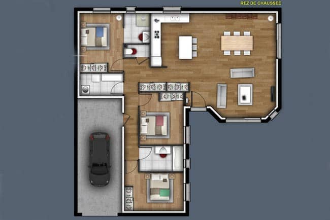 Maison neuve - Terrain à bâtir Dieppe (76200) à Dieppe (76), prix 259 600 €