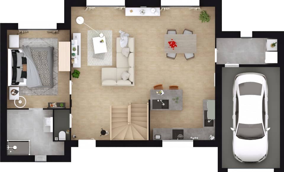 Maison neuve - Terrain à bâtir Montreuil-en-Caux (76850) à Montreuil-en-Caux, prix 269 500 €