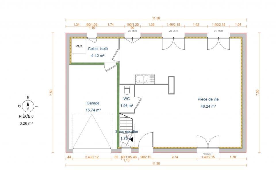 Maison neuve - Terrain à bâtir Sauchay (76630) à Sauchay (76), prix 268 000 €