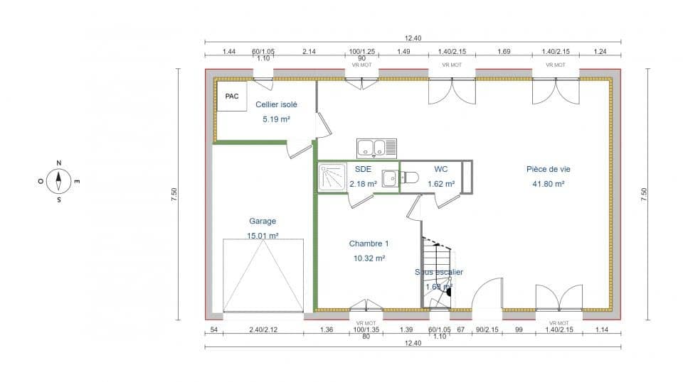 Maison neuve - Terrain à bâtir Sauchay (76630) à Sauchay, prix 258 000 €
