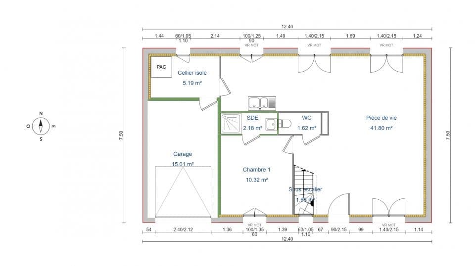 Maison neuve - Terrain à bâtir Sauchay (76630) à Sauchay (76), prix 258 000 €