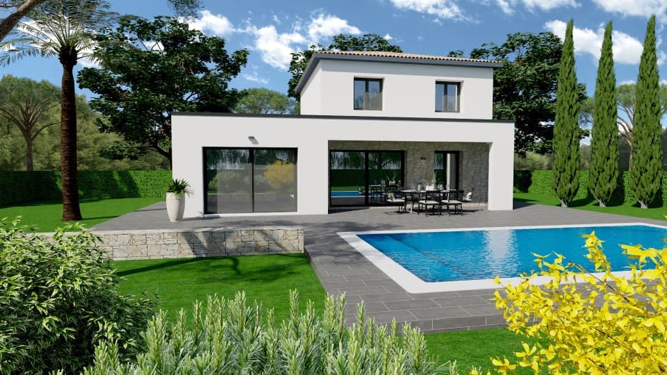 Maison neuve - Terrain à bâtir Mougins (06250) à Mougins (62), prix 597 000 €