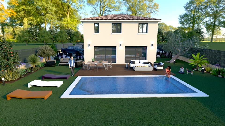 Maison neuve - Terrain à bâtir () à Saint-Cézaire-sur-Siagne (65), prix 480 000 €