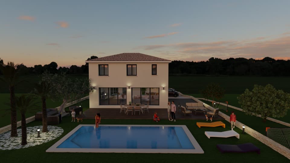 Maison neuve - Terrain à bâtir () à Montauroux (83), prix 450 000 €