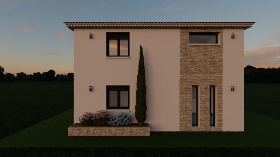 Maison neuve - Terrain à bâtir Cantaron (06340) à Cantaron (63), prix 480 000 €