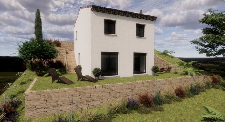 Maison neuve - Terrain à bâtir Saint-Martin-du-Var (06670) à Saint-Martin-du-Var (66), prix 485 000 €