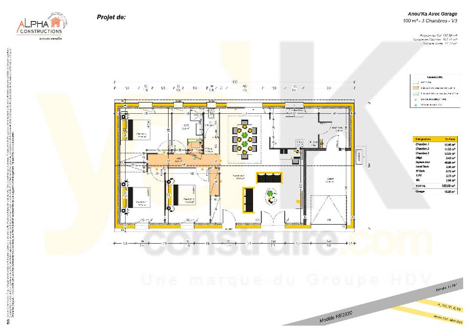 Maison neuve - Terrain à bâtir Birac (33430) à Birac, prix 218 500 €