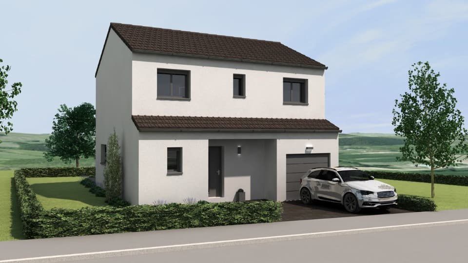 Maison neuve - Terrain à bâtir () à Marly (57), prix 349 000 €