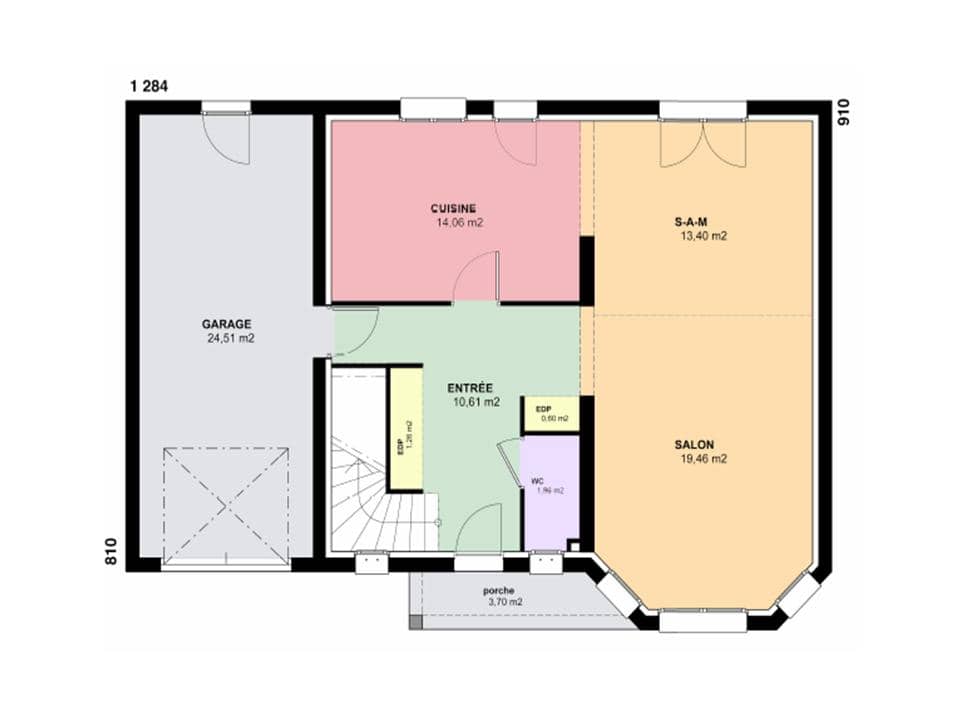 Maison neuve - Terrain à bâtir  () à Moulins-lès-Metz (57), prix 369 000 €