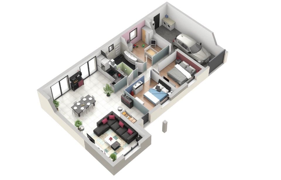 Maison neuve - Terrain à bâtir () à Mont-Bonvillers (54), prix 299 000 €