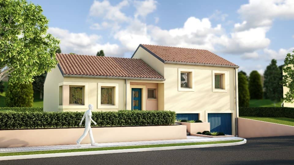 Maison neuve - Terrain à bâtir  () à Vandières (54), prix 259 000 €