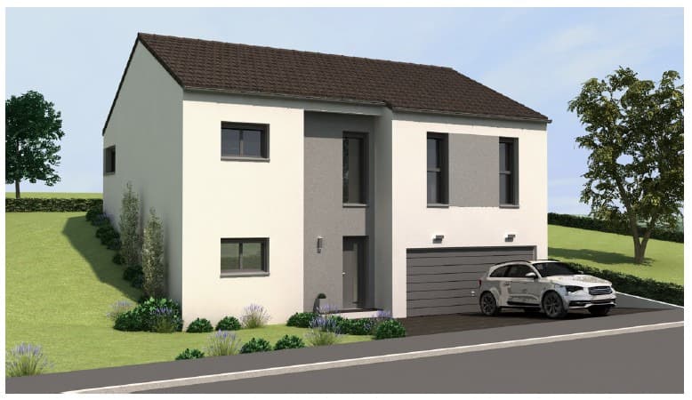 Maison neuve - Terrain à bâtir () à Chenières (54), prix 379 000 €