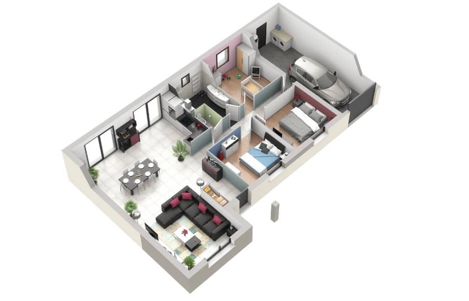 Maison neuve - Terrain à bâtir Louvigny (57420) à Louvigny (57), prix 319 000 €