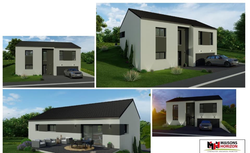 Maison neuve - Terrain à bâtir () à Chenières (54), prix 399 999 €