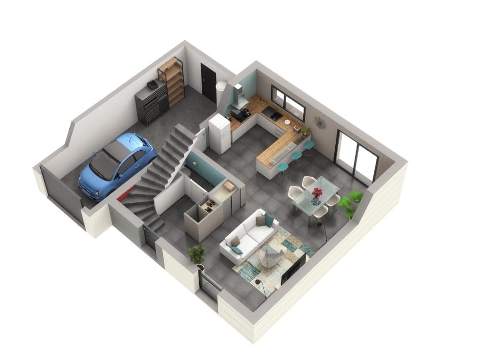Maison neuve - Terrain à bâtir () à Mexy (54), prix 389 999 €