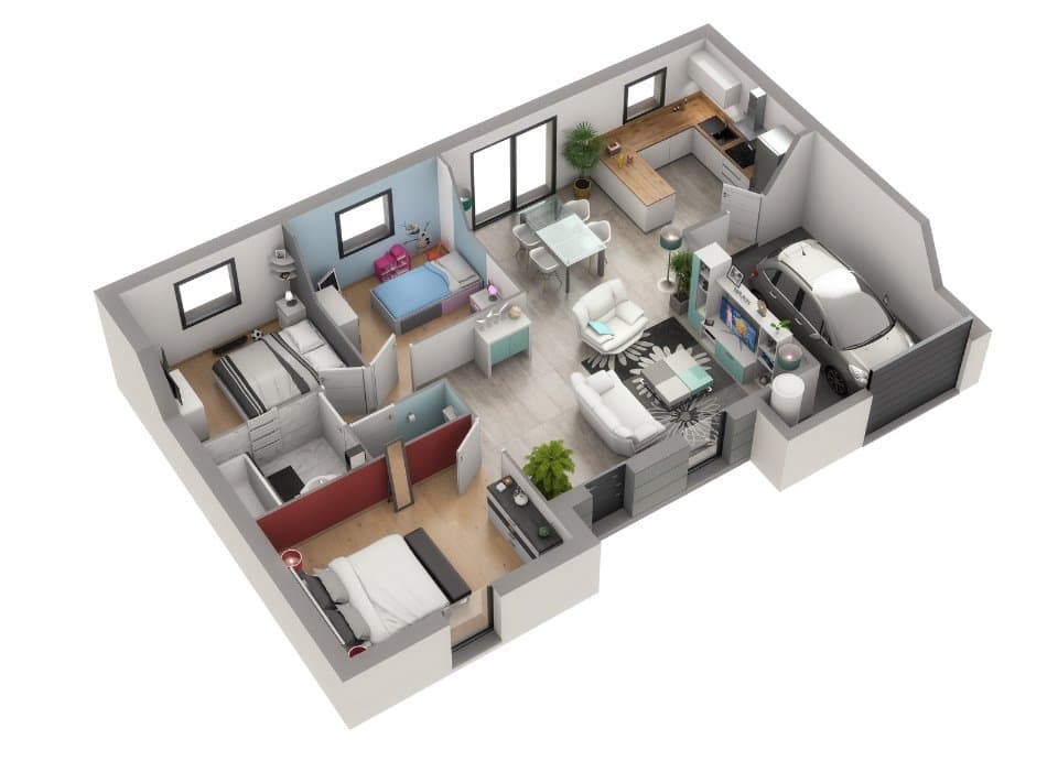 Maison neuve - Terrain à bâtir () à Mancieulles (54), prix 329 999 €